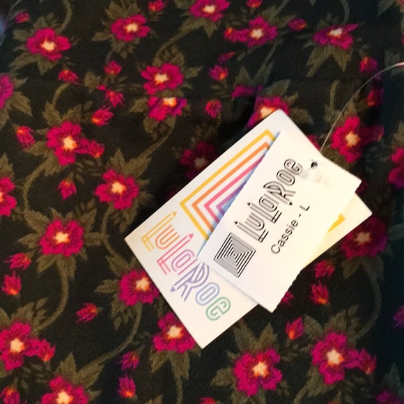 Lularoe Floral Cassie Pencil Skirt, Large, BNWT - Picture 2 of 2